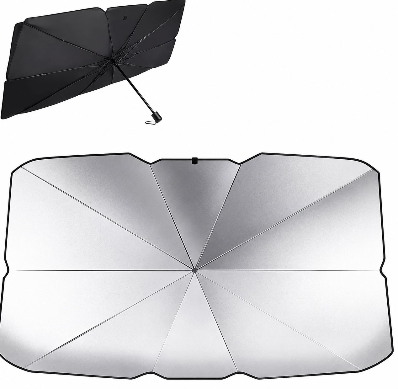 The Windshield Umbrella — Foldable Car Sunshade