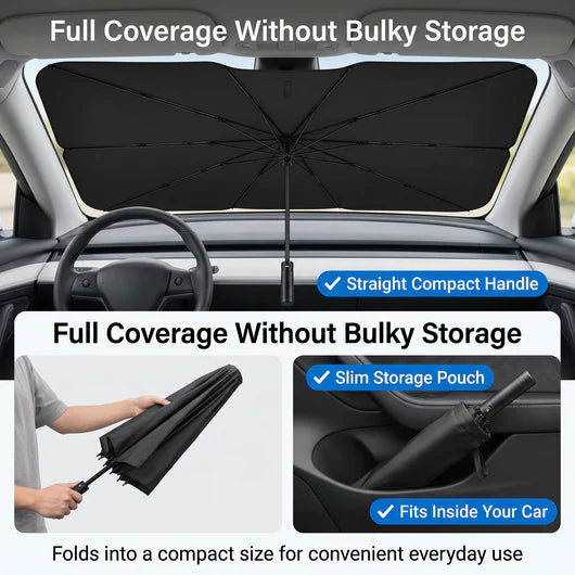 The Windshield Umbrella — Foldable Car Sunshade